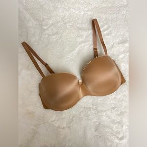 Ambrielle multi-way push-up strapless bra 34C